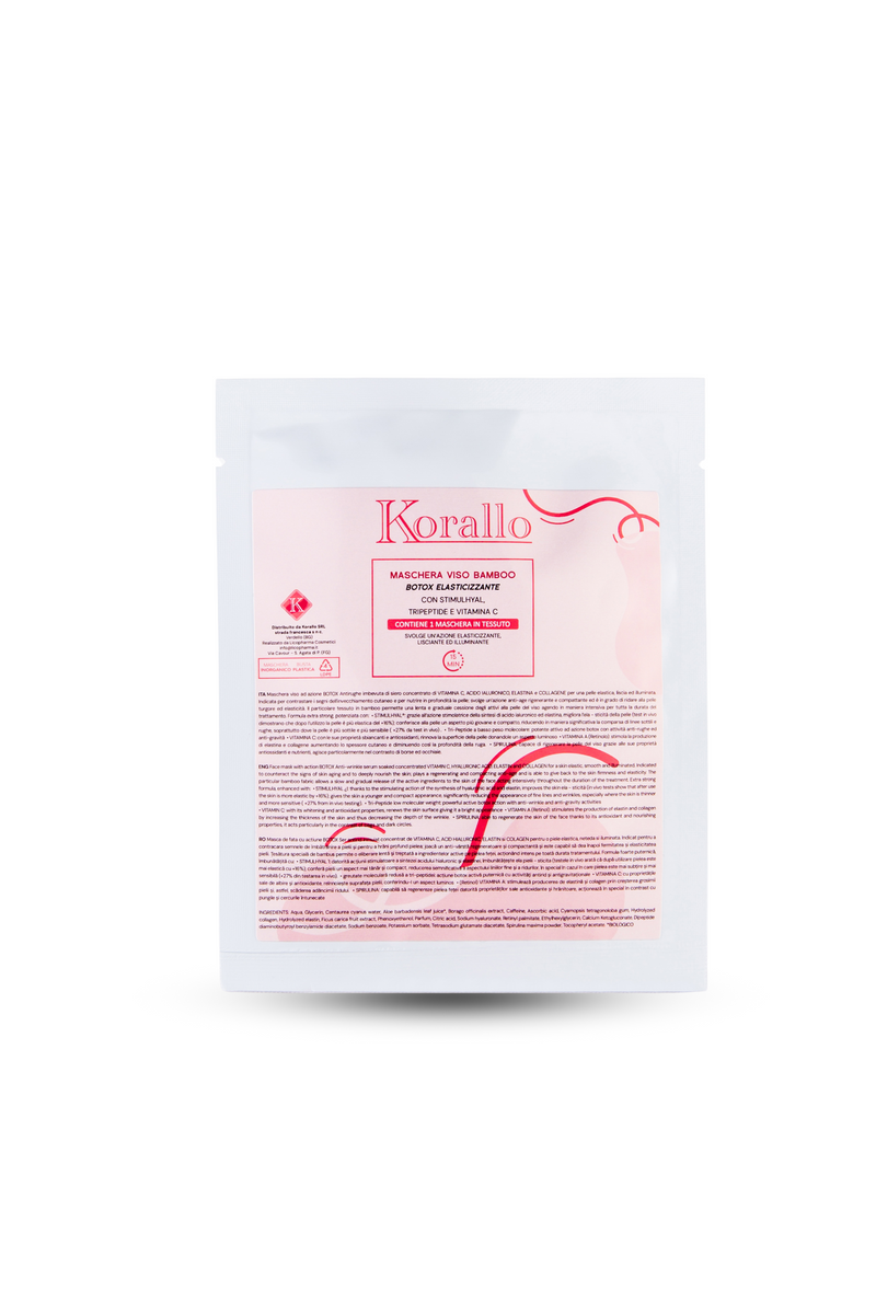MASCA BIO PENTRU FATA CU BOTOX SI BAMBUS