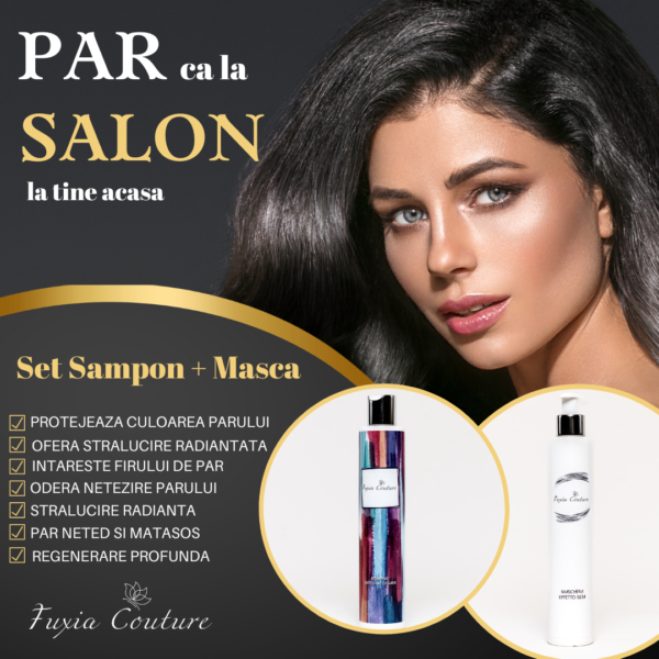 SAMPON +MASCA CU SEMINTE DE IN